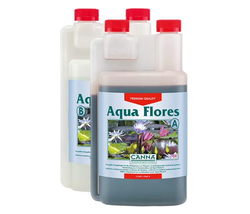 CANNA Aqua Flores A+B Blütedünger für Hydroponik-Systeme – 1L, 5L, 10L, 20L