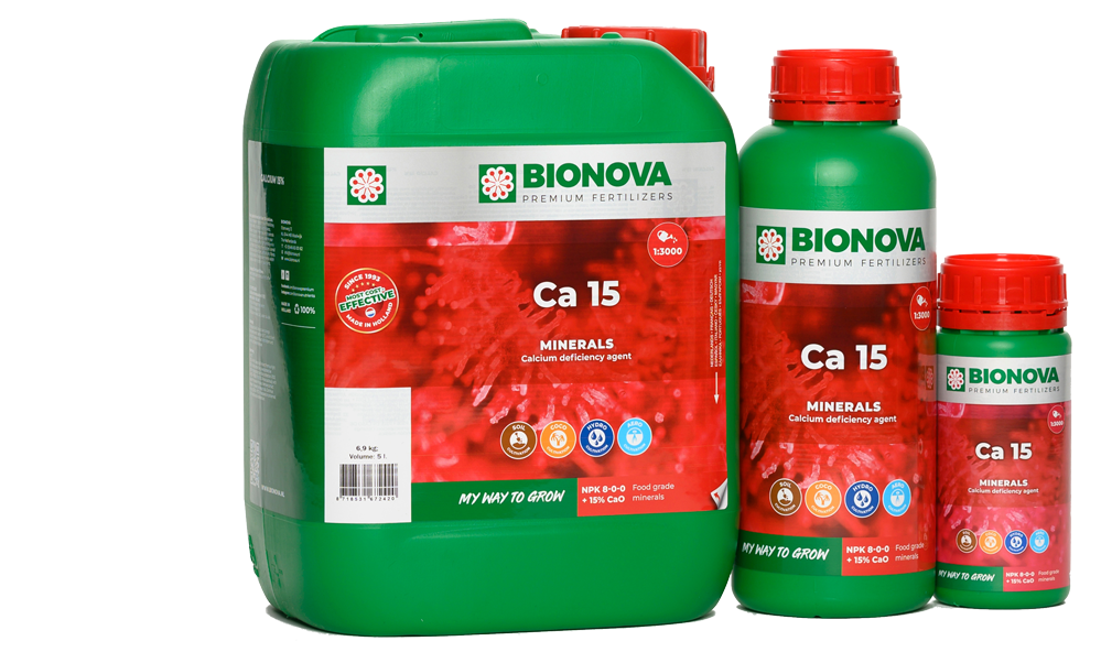 Bionova Ca 15 - Flaschen in 250 ml, 1 l und 5 l