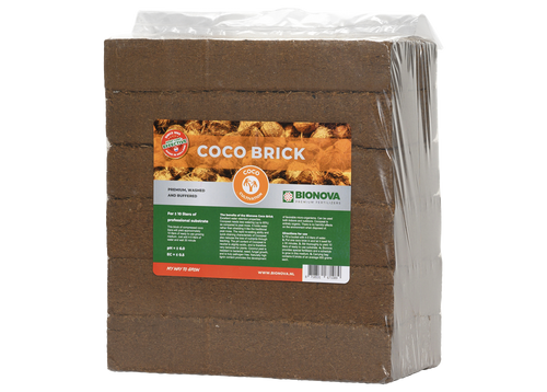 Bionova Coco Brick – Kokossubstrat 6 × 10 L | Riluma