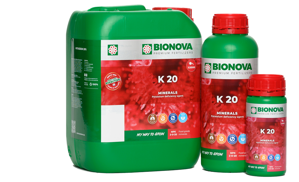 Bionova K 20 - Flaschen in 250 ml, 1 l und 5 l