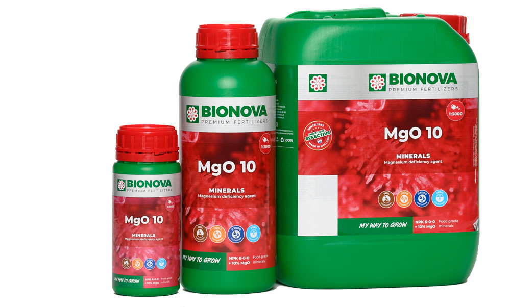 Bionova MgO 10 - Flaschen in 250 ml, 1 l und 5 l ⠋
