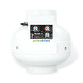 Prima Klima PK125EC-TC EC-Rohrventilator mit 125-mm-Anschluss und einstellbarer Temperatur und Drehzahl