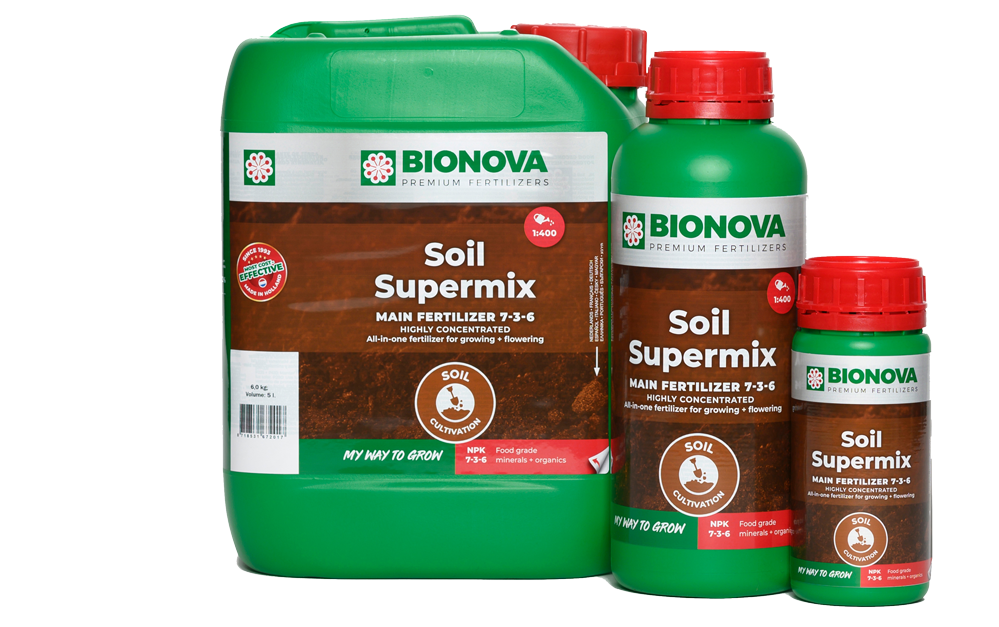 Bionova Boden-Supermix - Pflanzendünger für den Anbau in Erde ⠋