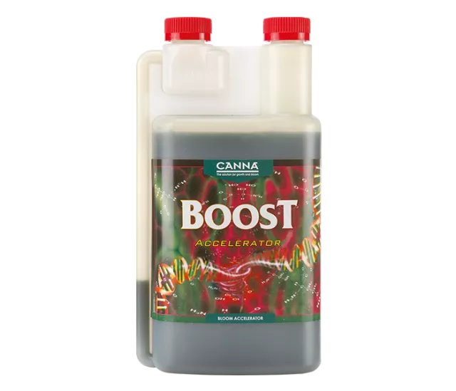 CANNA CANNABOOST Accelerator Blütestimulator 1L – Blütenbooster für Hydroponik, Coco & Erde
