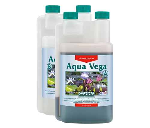 CANNA Aqua Vega A+B Wachstumsdünger für Hydroponik-Systeme – 1L, 5L, 10L, 20L