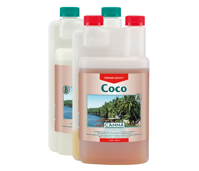 CANNA Coco A & B Zweikomponenten-Dünger für Kokossubstrat – 1L, 5L, 10L, 20L
