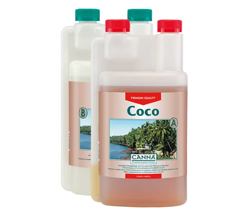 CANNA Coco A & B Zweikomponenten-Dünger für Kokossubstrat – 1L, 5L, 10L, 20L